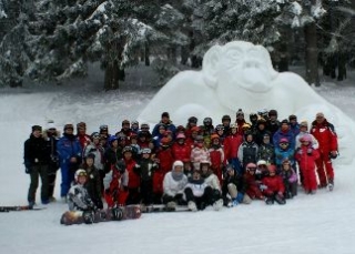  Ski course with the association